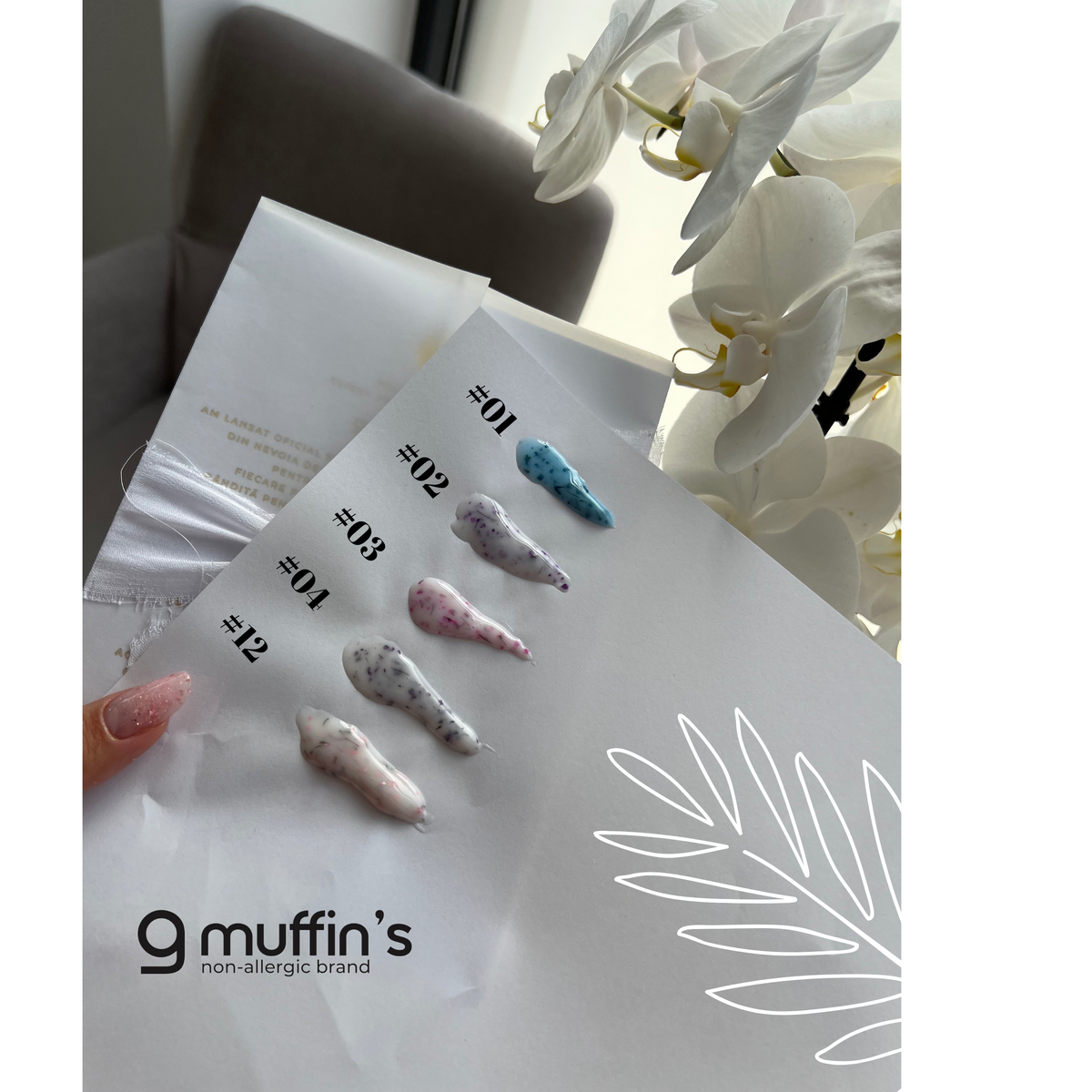 Builder Gel - Milky Flower 01, 30 ml, 9Muffin's