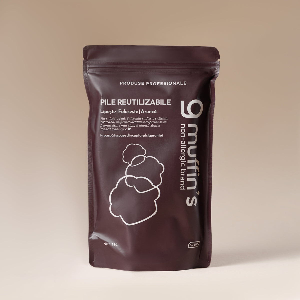 Rezerve Pila Extra Subtiri - 180, 50 buc, 9Muffin's