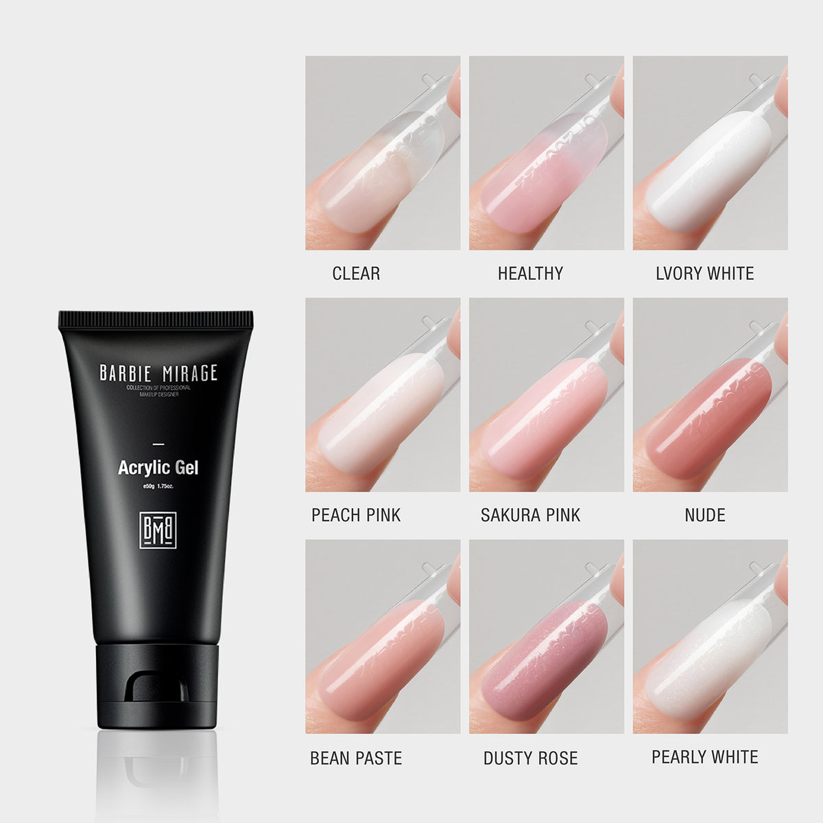 Acrylic Gel - Healthy, 50 ml, Barbie Mirage