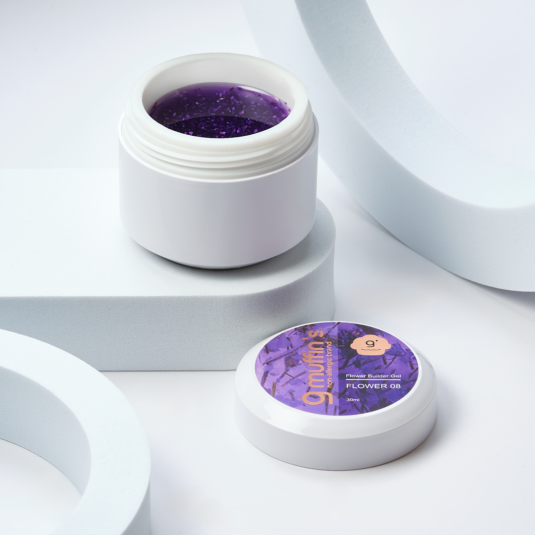 Builder Gel - Flower 08,30 ml, 9Muffin's