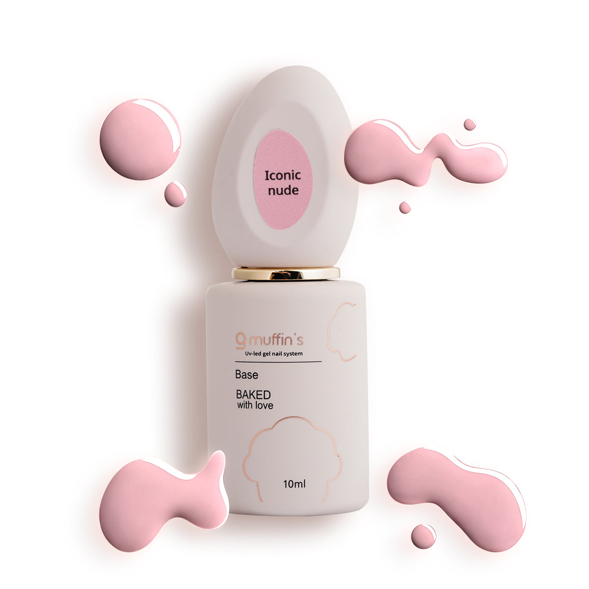 Baza Cover - Iconic Nude, 10 ml , 9Muffin's