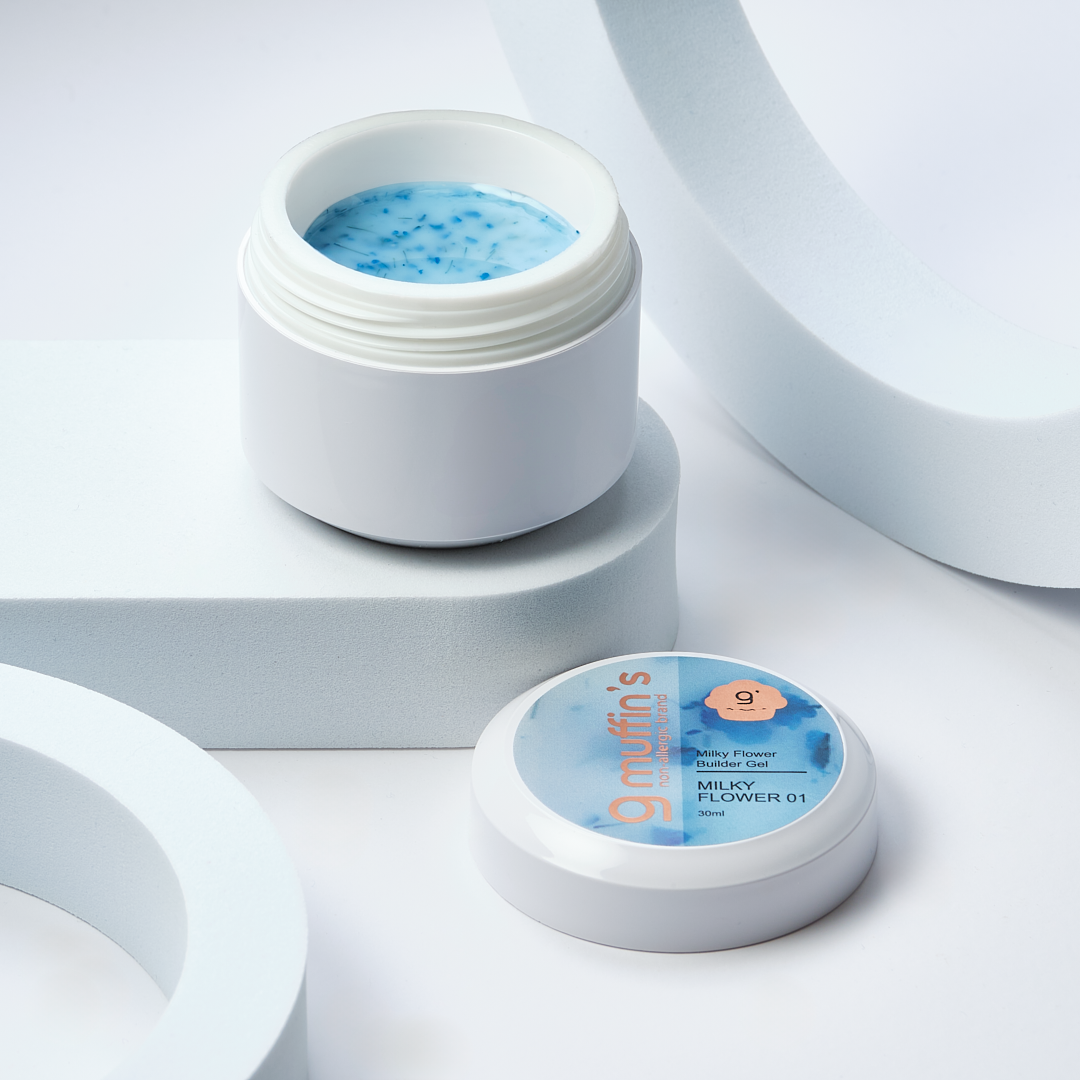 Builder Gel - Milky Flower 01, 30 ml, 9Muffin's