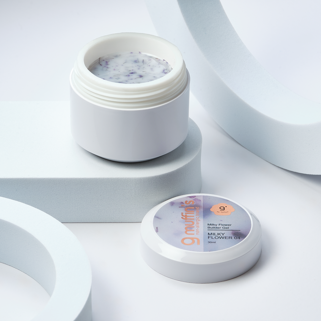 Builder Gel - Milky Flower 04, 30 ml, 9Muffin's