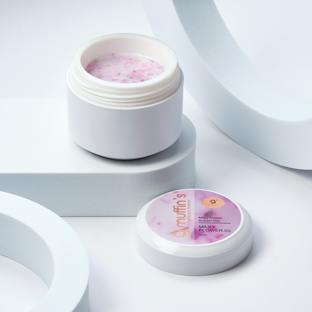 Builder Gel - Milky Flower 03, 30 ml, 9Muffin's