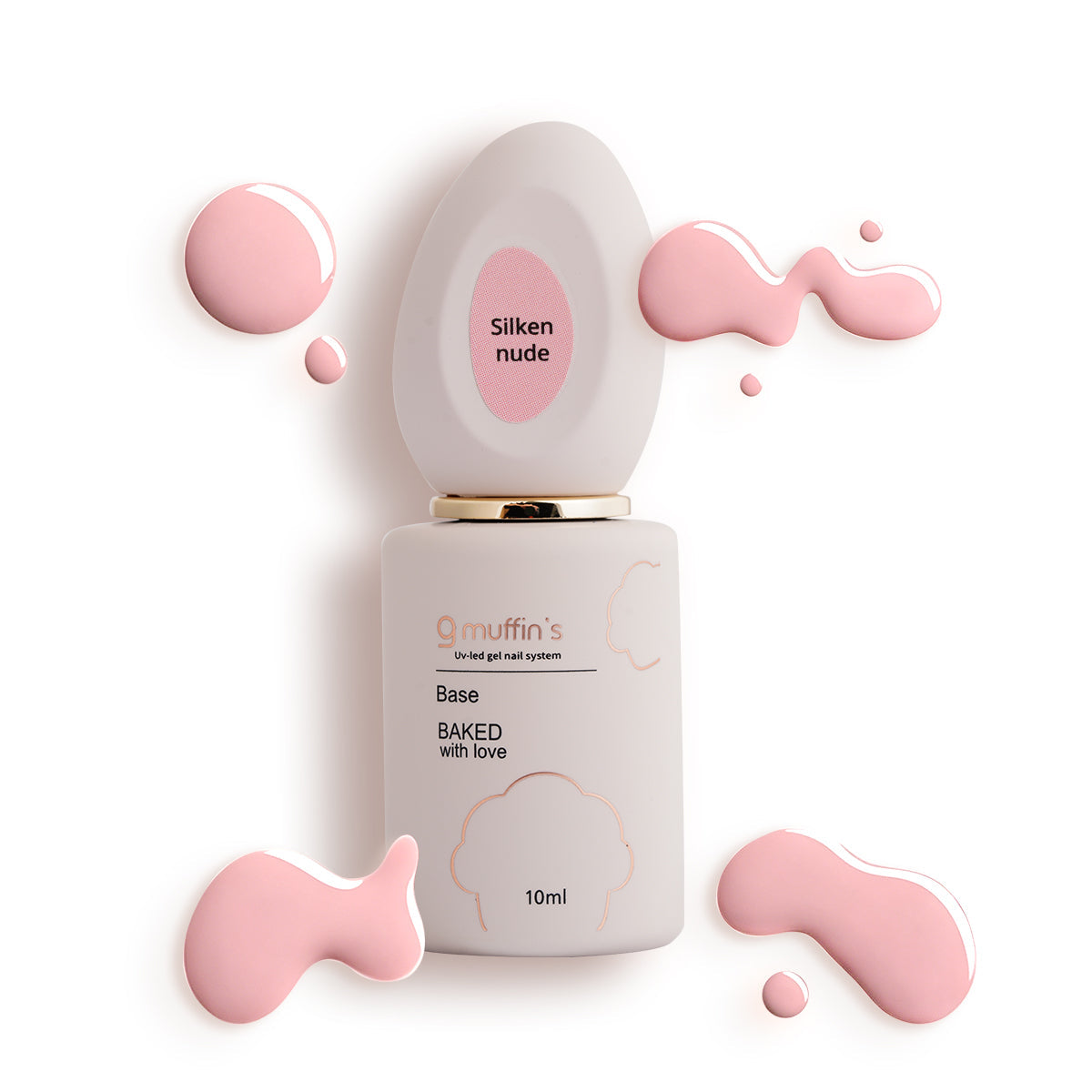 Baza Cover - Silken Nude, 10 ml , 9Muffin's