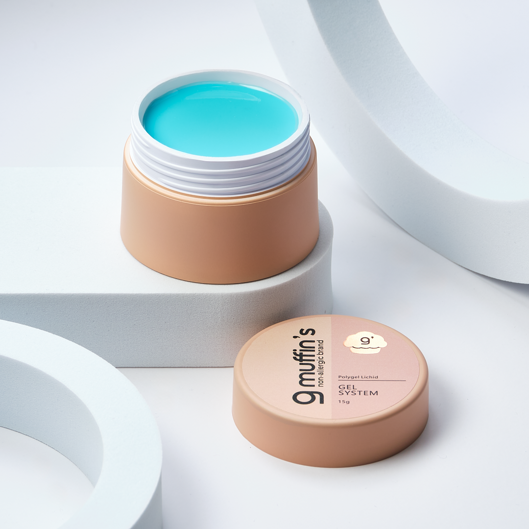Polygel Lichid -Souffle 14, 15 gr, 9Muffin's